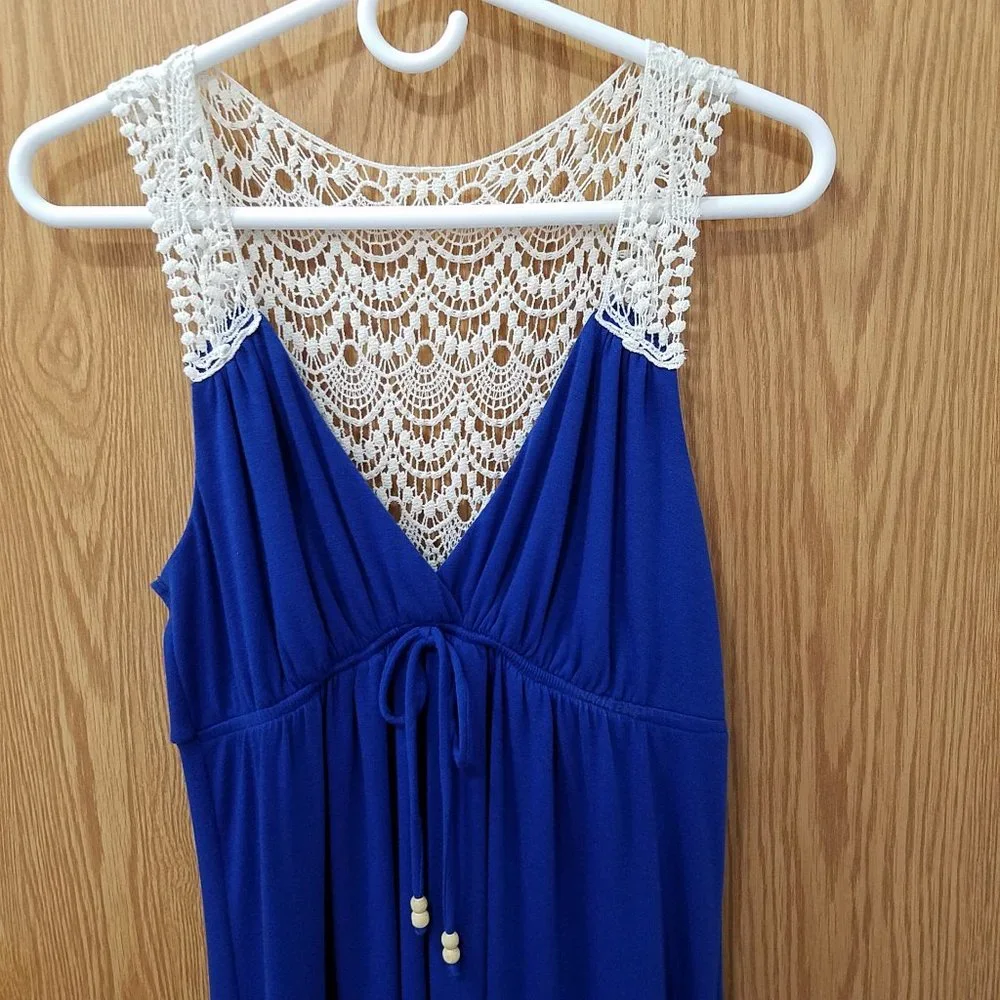 Maurices Navy Crochet Back Sundress - Picture 9 of 13